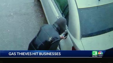Caught on camera: Sacramento County auto shops hit by gas thieves