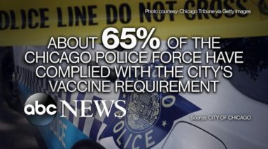 Chicago's mayor and police officers face off over vaccine mandates