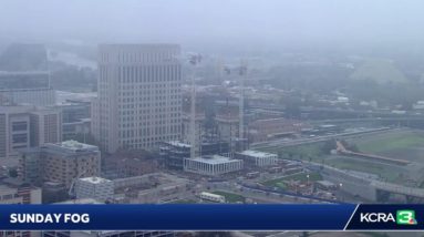 It's another foggy afternoon. Here's what downtown Sacramento looks like right now.
