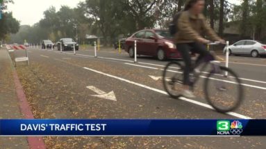 City of Davis testing road project before making permanent improvements