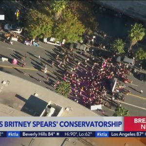 Britney Spears' lawyer holds news briefing after judge ends conservatorship