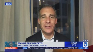 Garcetti gives update on positive COVID test result from Glasgow while in isolation