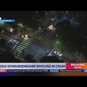 1 injured in Pacific Palisades crash involving Schwarzenegger
