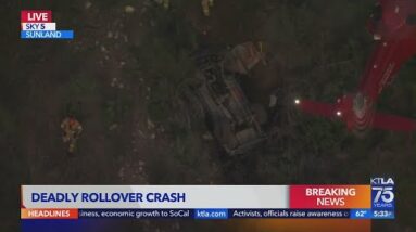 1 killed in rollover crash