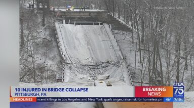 10 injured after Pittsburgh bridge collapses