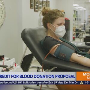 Californians could get $500 tax credit for donating blood under new bill