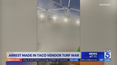 Arrest made in vandalism of taco vendor