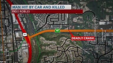 Atascadero man struck and killed walking in traffic