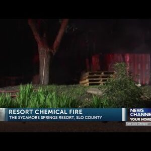 Avila Beach resort sees hazmat response after storage shed fire