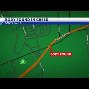 Body found in Santa Paula creek