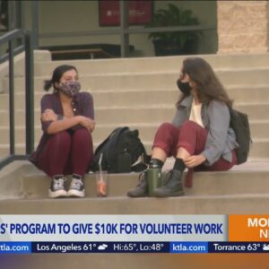 CA college students offered $10K for public service