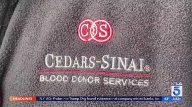 Cedars Sinai Urgent Call for Blood Donations