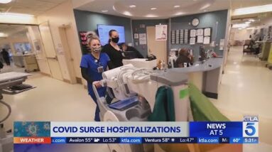 COVID hospitalizations surge