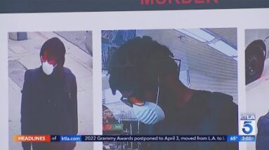 New video released of suspect sought in woman’s killing at Hancock Park furniture store