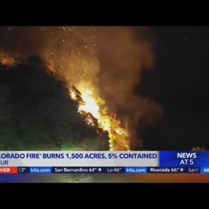 Fire near Big Sur grows to 1,500 acres