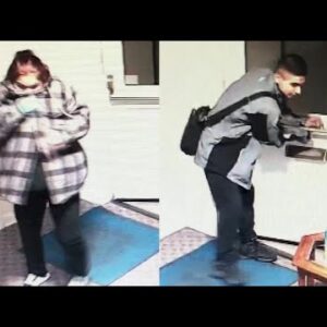 SBPD releases surveillance images of couple suspected of break-ins at Storyteller Children's ...