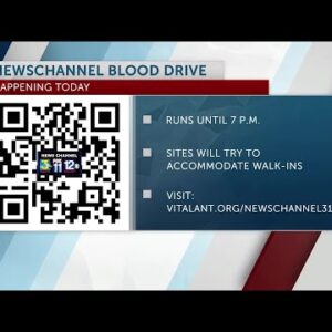 Vitalant holds blood drive on Central Coast to fulfill donation shortage LIVE PKG