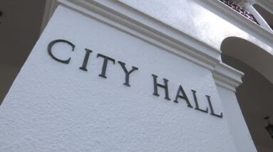 Mayor and council swearing in goes outside in Santa Barbara