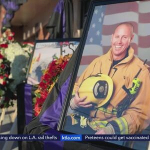 Memorial service honors fallen L.A. County firefighter