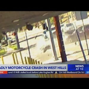 Motorcyclist killed in West Hills crash
