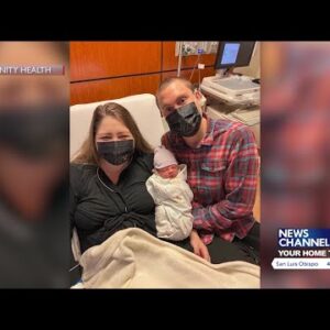 New Year's Day baby boy born at stroke of midnight
