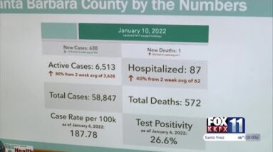 Santa Barbara County public health reports several COVID-related records