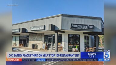 O.C. restaurant honored by Yelp