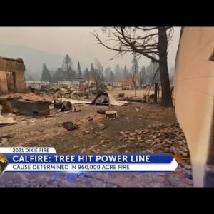 PG&E blamed for massive Northern California Dixie wildfire