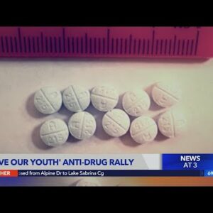 Rally held in Santa Monica against illicit drug sales on Snapchat