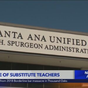 Some Santa Ana schools face substitute teaching shortage