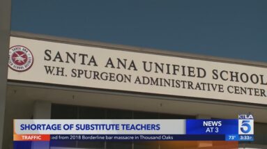 Some Santa Ana schools face substitute teaching shortage