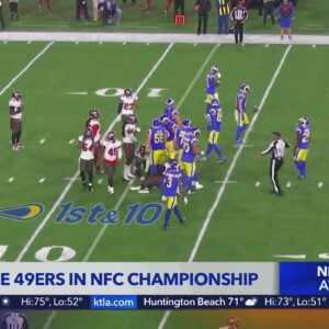 Star-studded L.A. Rams host 49ers in NFC title game