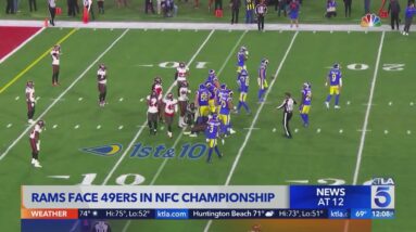 Star-studded L.A. Rams host 49ers in NFC title game