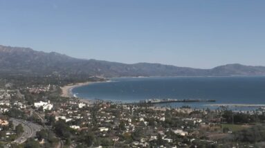 Sunny day in Santa Barbara - Jan. 11, 2022