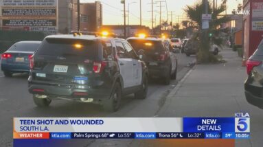 Teen wounded in South L.A. shooting