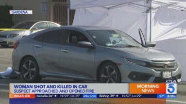 Woman shot and killed while sitting in car near Gardena