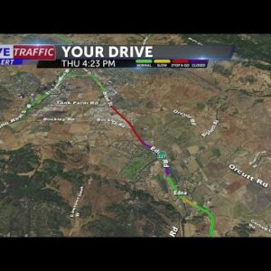 Lanes open after two-car crash caused full lane closures on Highway 227 in San Luis Obispo