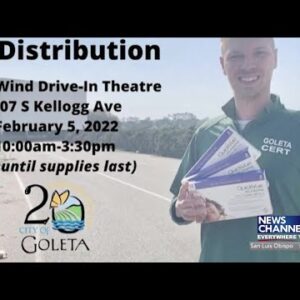 Goleta partners with county and West Wind Drive-In to distribute free COVID test kits