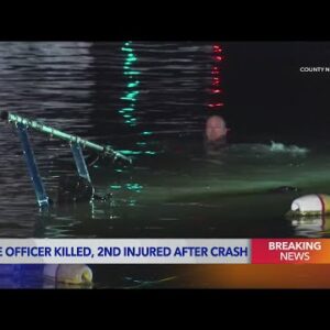 1 dead, 1 hurt in police helicopter crash