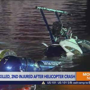 1 officer killed, 2nd injured after helicopter crash