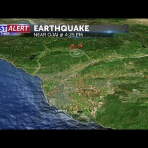 3.9 magnitude earthquake shakes Ventura County