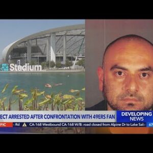 Suspected arrested in altercation outside SoFi Stadium that left 49ers fan in coma: Officials