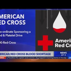American Red Cross Blood Shortage