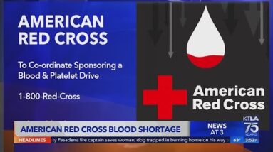 American Red Cross Blood Shortage