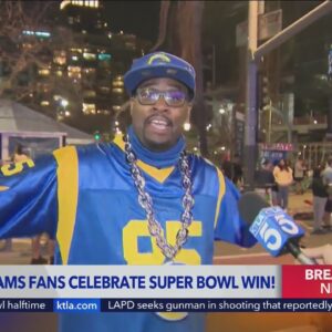 Angelenos out in droves to cheer for Rams