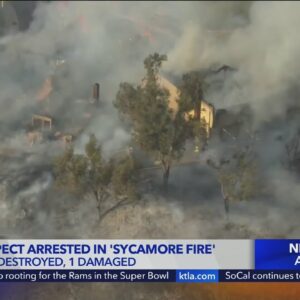 Arrest made in 'Sycamore Fire' that destroyed 2 homes in Whittier