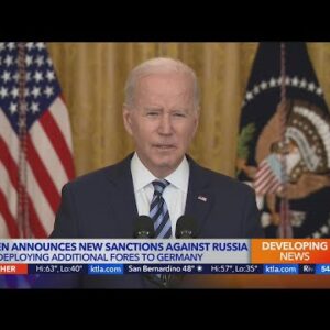 Biden announces new sanctions against Russia