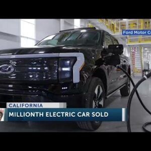 California celebrates 1 millionth electric vehicle in the state