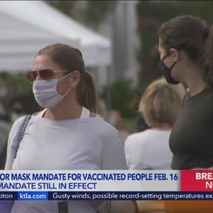 California will lift mask mandate as omicron cases fall