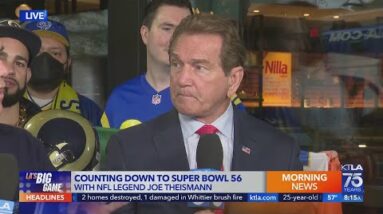 Counting down to Super Bowl 56 with NFL Legend Joe Theismann